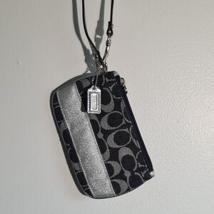 Coach Corner Zip Wristlet